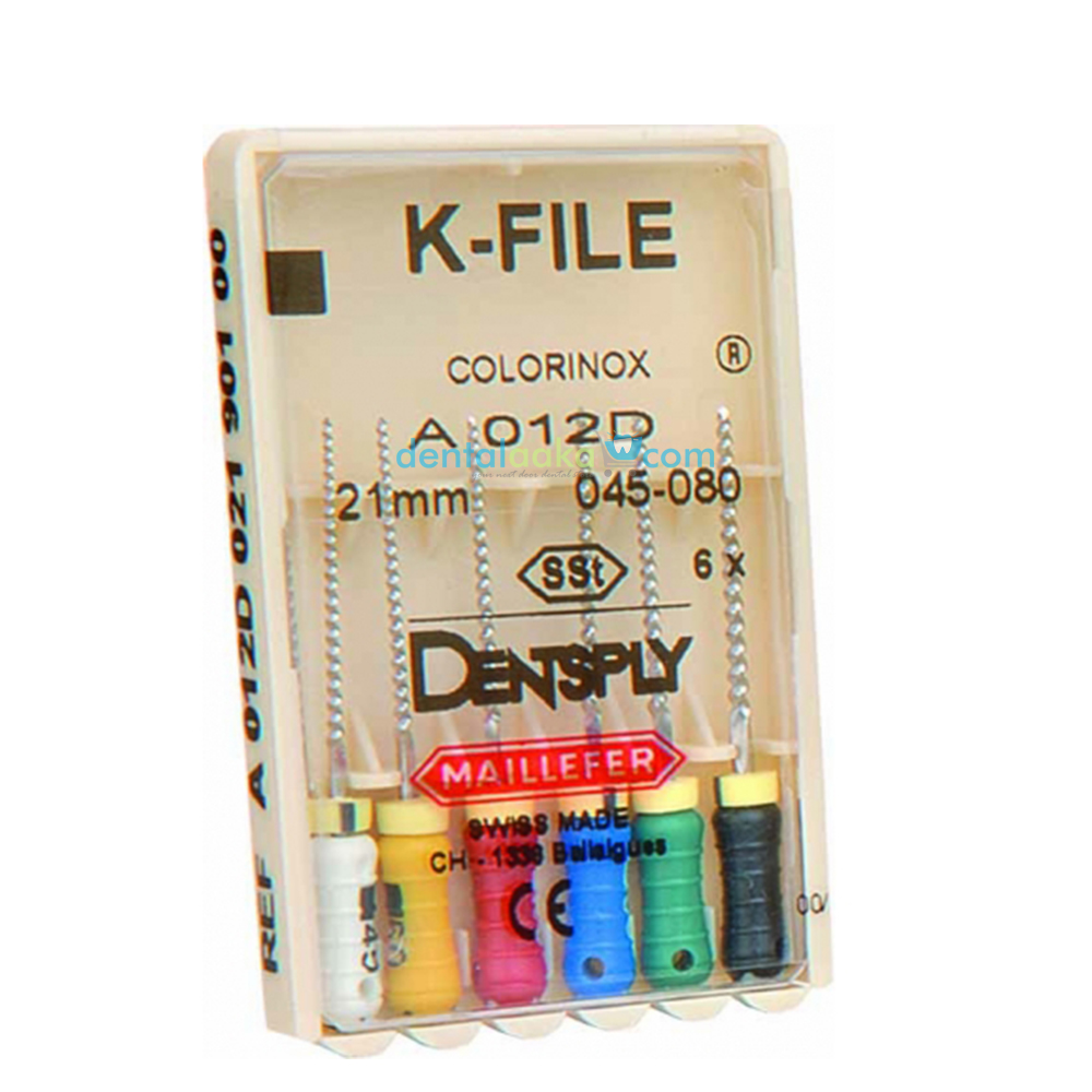 Buy Dentsply Maillefer Colorinox K File 21mm Online at Best Price