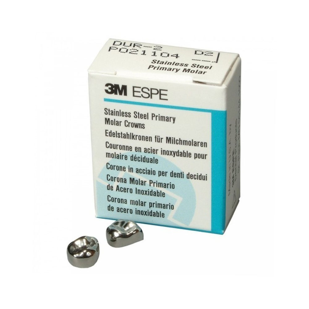 Buy 3M ESPE Stainless Steel Primary Crown E ( 2nd Molar) Online at Best 3m Espe Stainless Steel Crowns