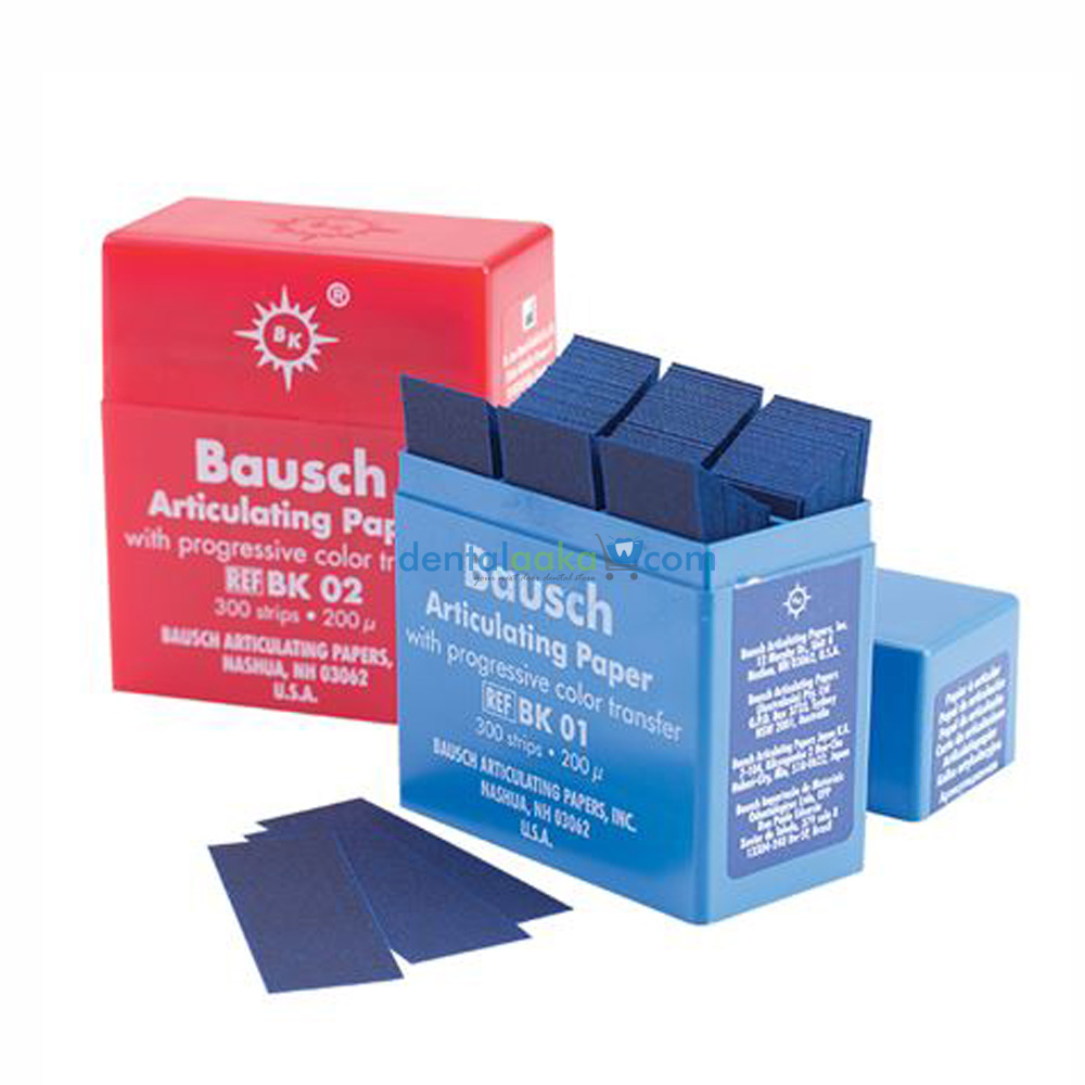 Buy BAUSCH ARTICULATING PAPERS WITH PROGRESSIVE COLOUR TRANSFER 200Μ