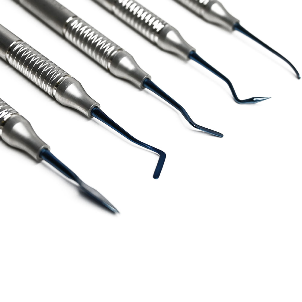 Polodent Composite Filling Instruments Kit Blue Coating (Set of 6) PDCFB6