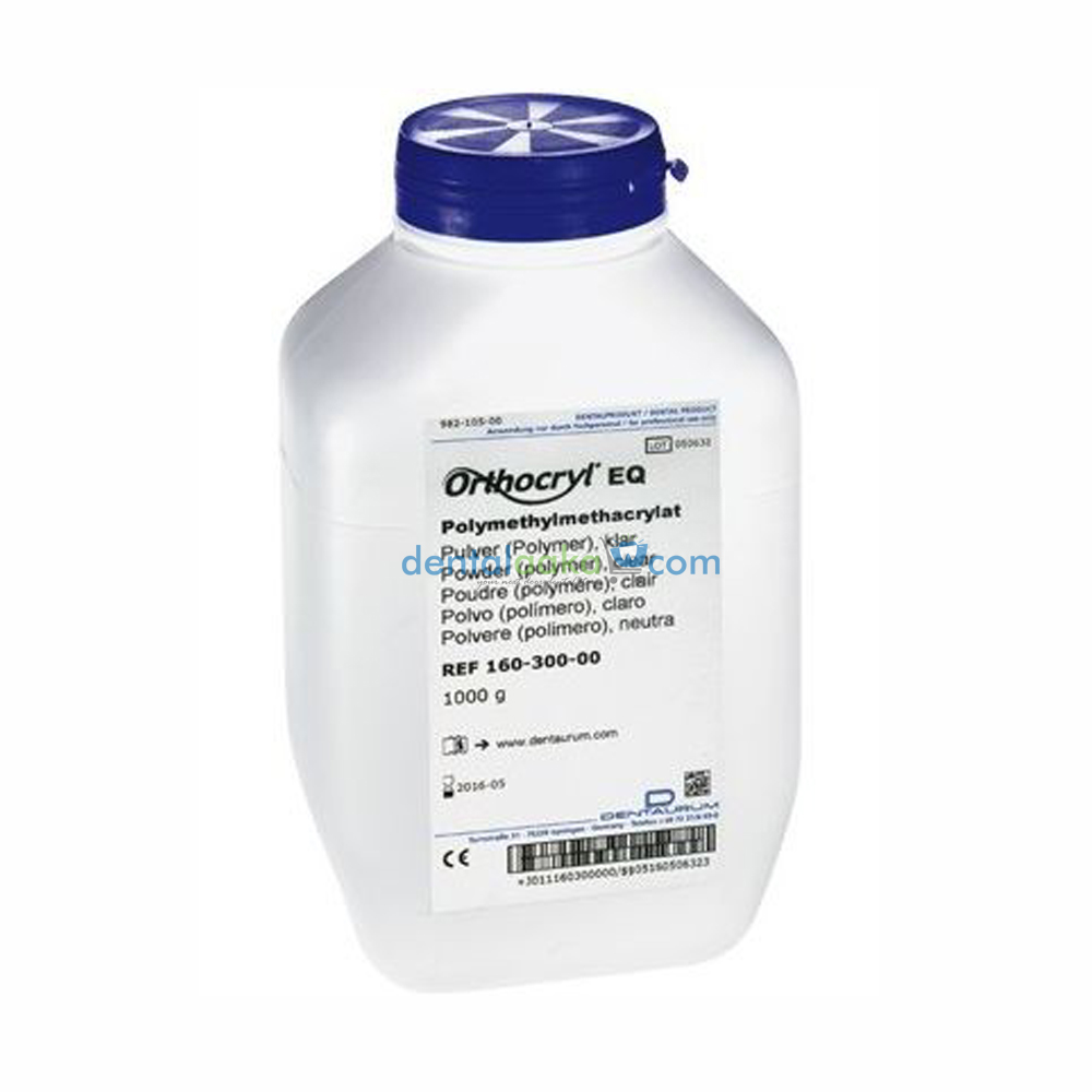 Buy DENTAURUM ORTHOCRYL EQ POWDER POLYMER CLEAR 1 Kgs Online at Best
