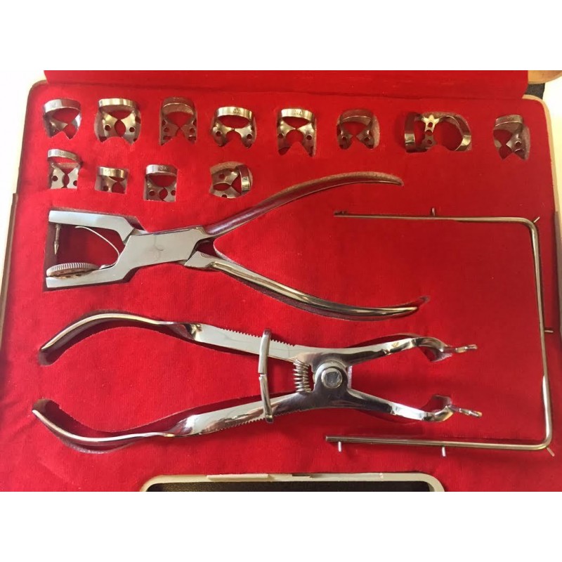 Buy API RUBBER DAM KIT With 10 Clamp & Clamp Holder Online at Best