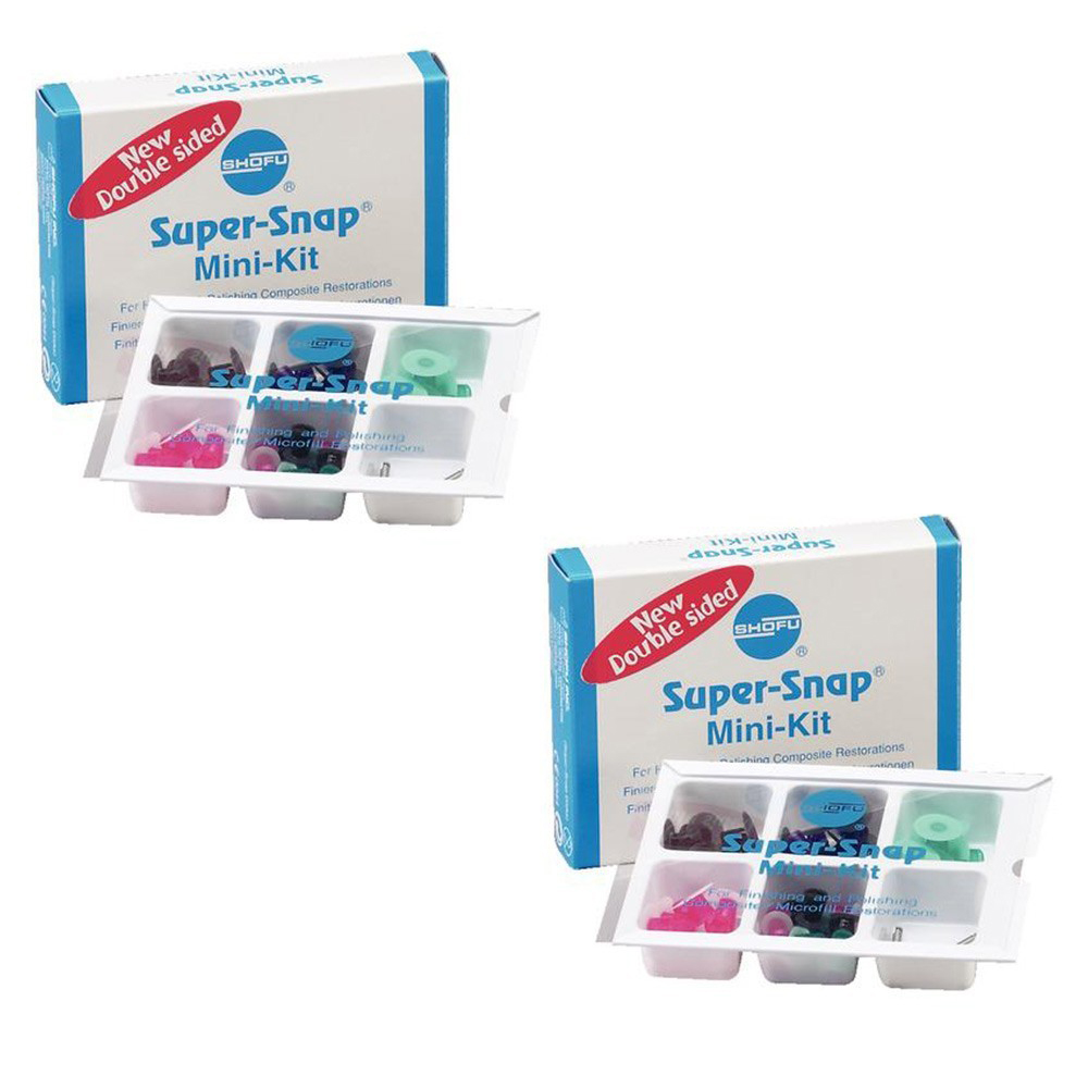 Shofu Super-Snap Mini Kit – 48 Discs For Finishing & Polishing Composite Restorations – Dental Lab & Clinical Supplies, Made In Japan