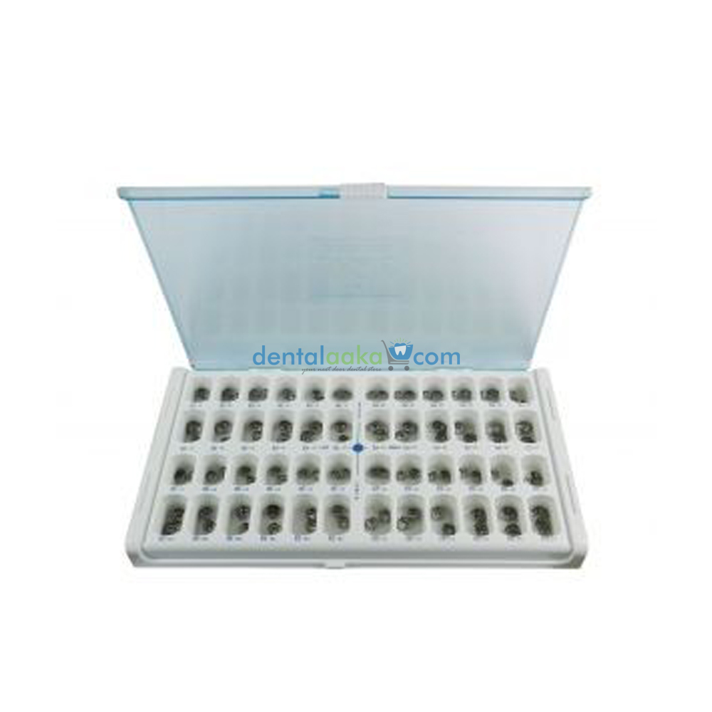 Buy DNTO PEDO STAINLESS STEEL PRIMARY MOLAR CROWN STARTER KIT / 96 PCS