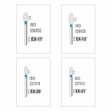 Apple Dental Diamond Bur EX Series (Pack of 10)