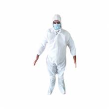 FULL BODY COVERALL GOWN SUITE WITH HOOD AND SHOE COVER  ECO