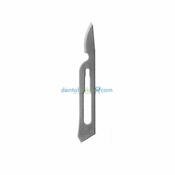 HU-FRIEDY 15C STERILE SCALPEL BLADE, STAINLESS STEEL, BOX OF 100