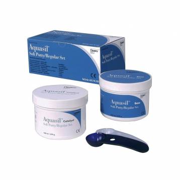 DENTSPLY AQUASIL SOFT PUTTY REGULAR SET, 2X450ML-table is to be added.