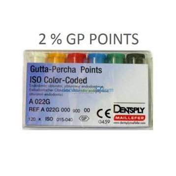 Dentsply Gutta Percha Points 2%