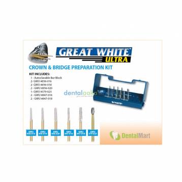 SS WHITE GREAT WHITE ULTRA CROWN PREP BURS