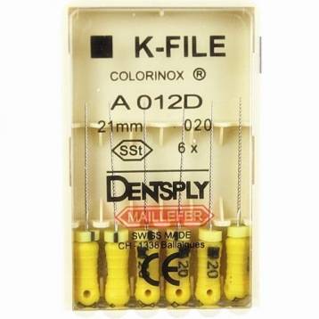 Dentsply Maillefer Colorinox K File 21mm