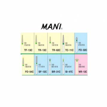 MANI DIAMOND BURS - COARSE / C SERIES (Pack of 5)