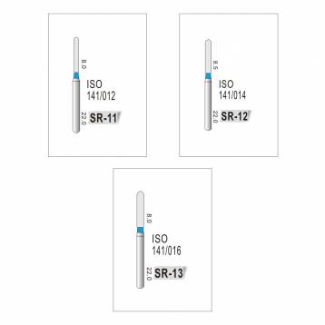 Apple Dental Diamond Bur SR Series (Pack of 10)