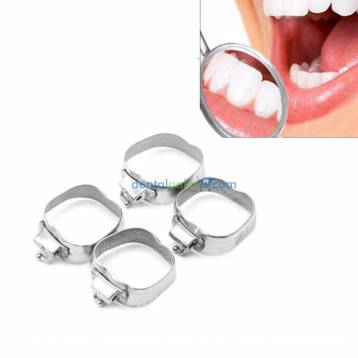 TOP DENT MOLAR BANDS WITH TUBES