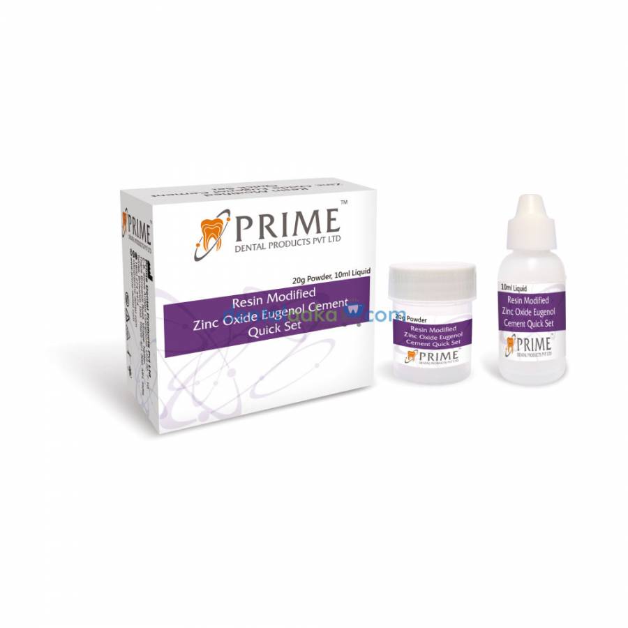 PRIME DENTAL Resin Modified ZnOE Cement Quick Set